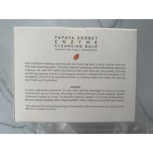 Glow‎ Recipe Papaya ENZYME Cleansing Balm BNIB - Picture 4 of 7